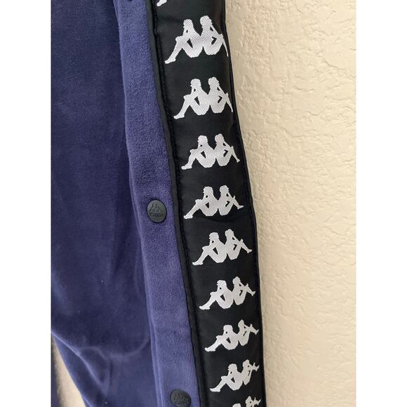 Kappa | Size Small Velour Sweatpants Blue Sorority Fraternity - Picture 3 of 5